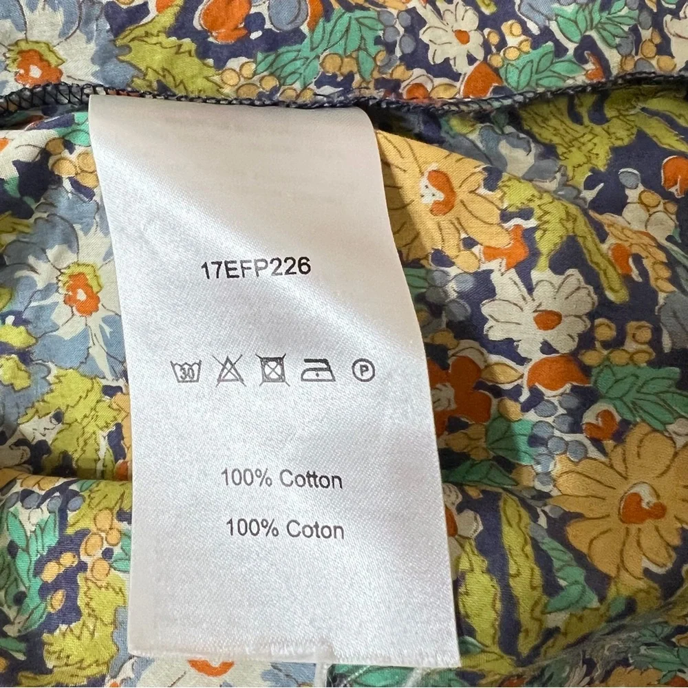 Cacharel Paris Liberty Print Floral Shirt Womens 38 Feminine Classic Parisian - Picture 5 of 6